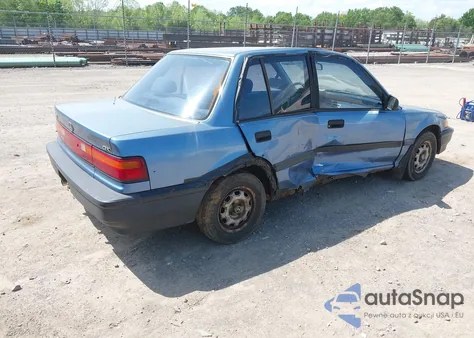 1991 Honda Civic Dx z USA, uszkodzony, nr VIN 1HGED3649ML019481